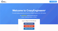 Desktop Screenshot of crazyengineers.com